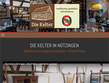 Tablet Screenshot of kelter-notzingen.de